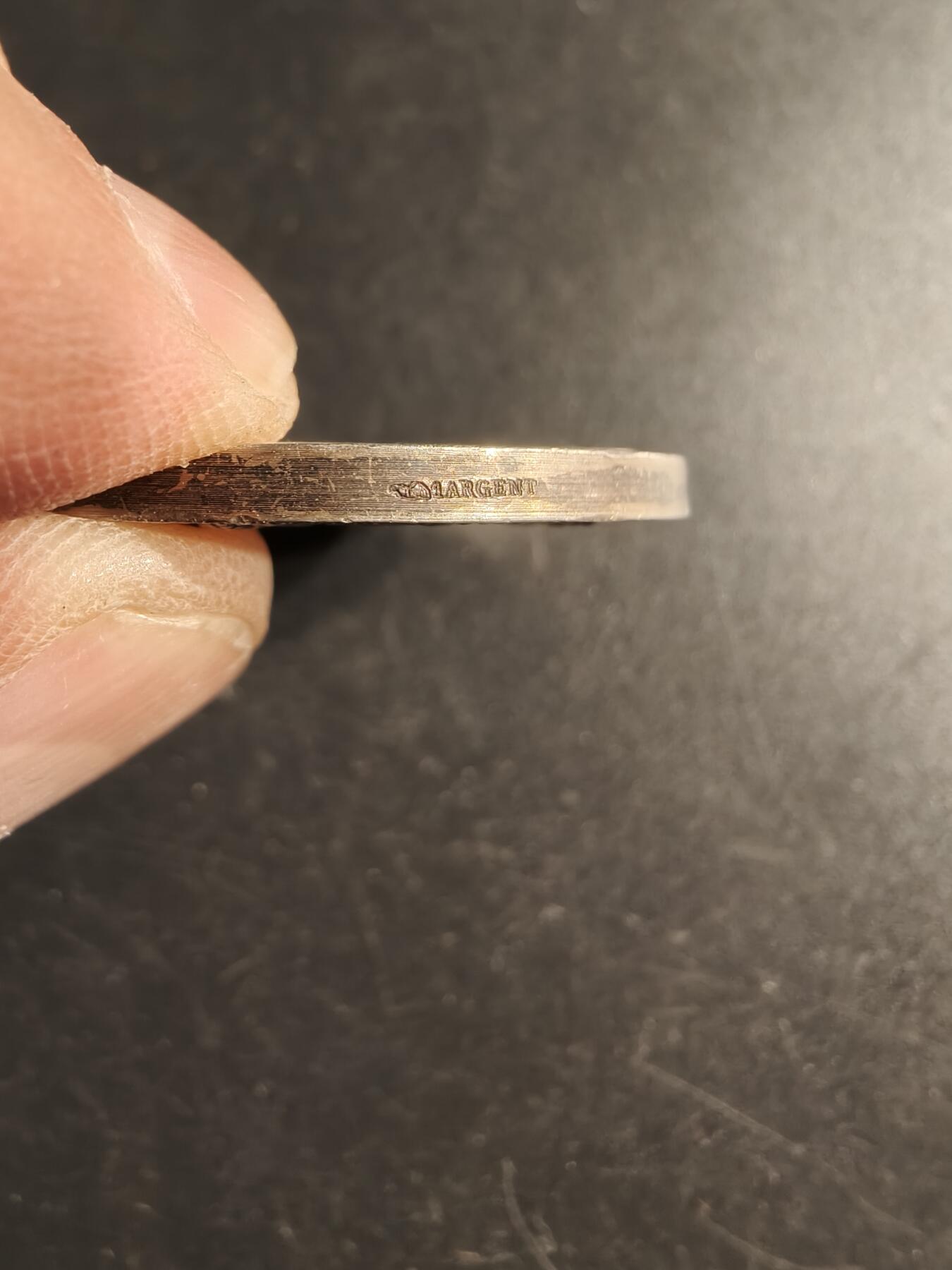 老王徽章第166期 法国里尔地区农业互助信贷银行大银章    950银    直径41mm.   重量37g