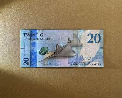 【Blue Auction】世界纸币精拍第756期——18级TOP拍卖/信誉/品质/专业/高效💫 - 【111豹子号】库拉索 2025年20盾 全新UNC