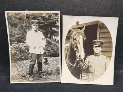 0元起拍勋章 第314期 咸鱼国勋章拍卖专场 11月30日（周日）下午6：00开始 - 日本大正时期骑兵照片两张