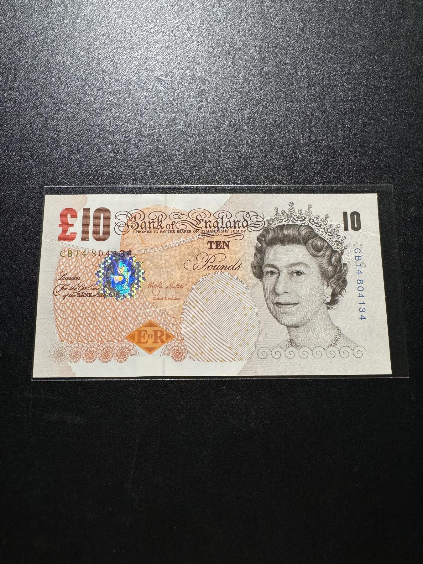 外币出坑 英镑F序列10【CB14 804134】
