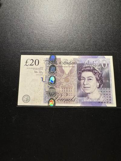 外币出坑 - 英镑F序列20【DE77 831785】