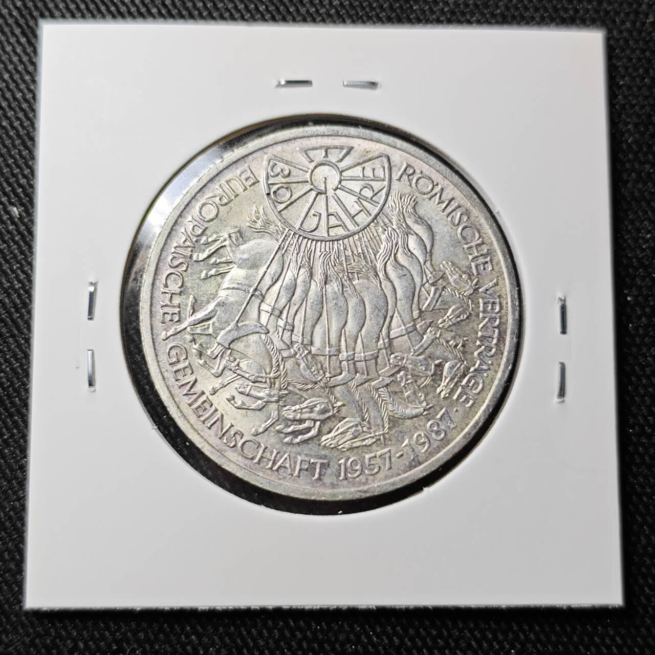 KK钱币收藏小铺 （套币 好品/批量散币 银币）专场  2月预留时间 周末发货  1987东德10马克银币