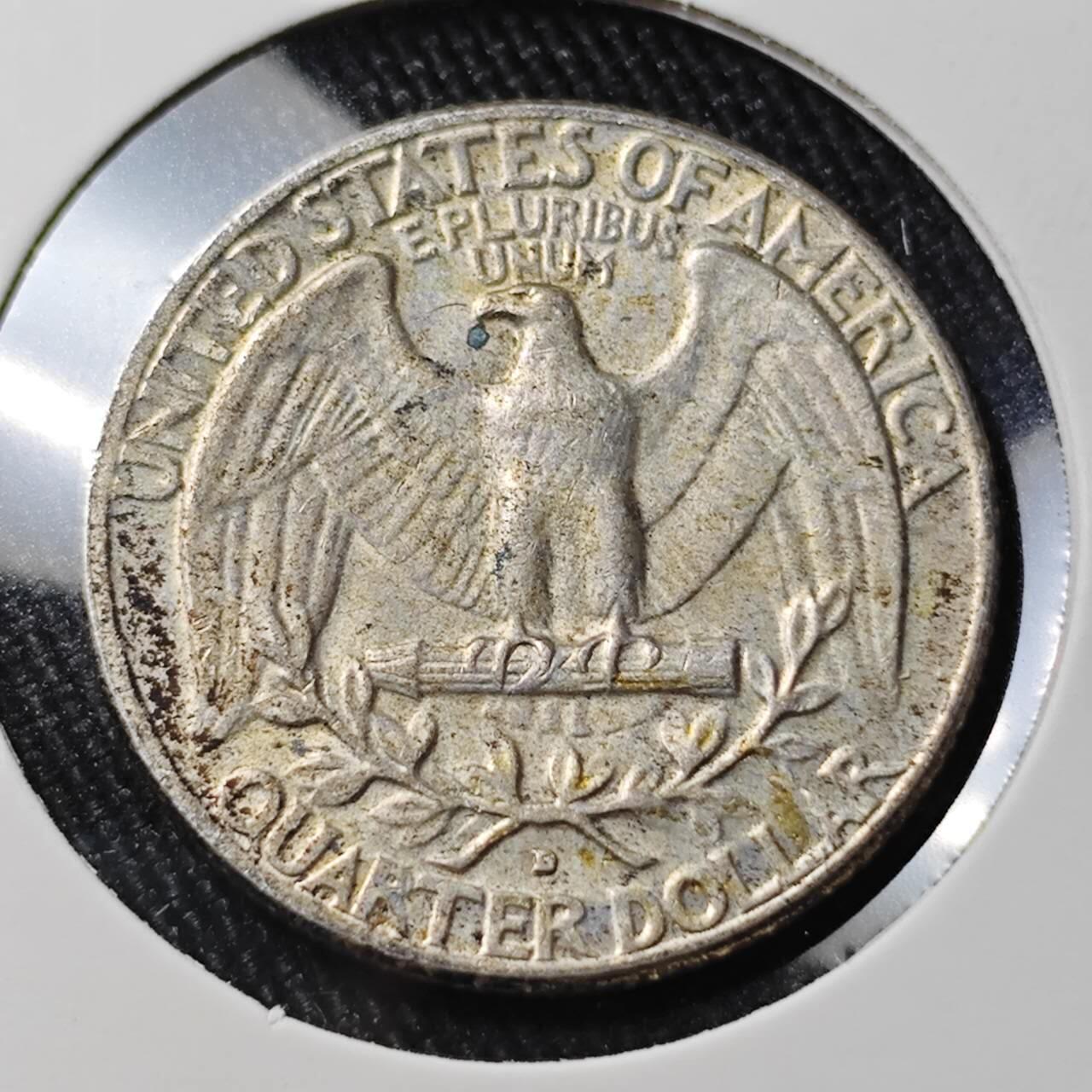 KK钱币收藏小铺 （套币 好品/批量散币 银币）专场  2月预留时间 周末发货  1964美国25分银币