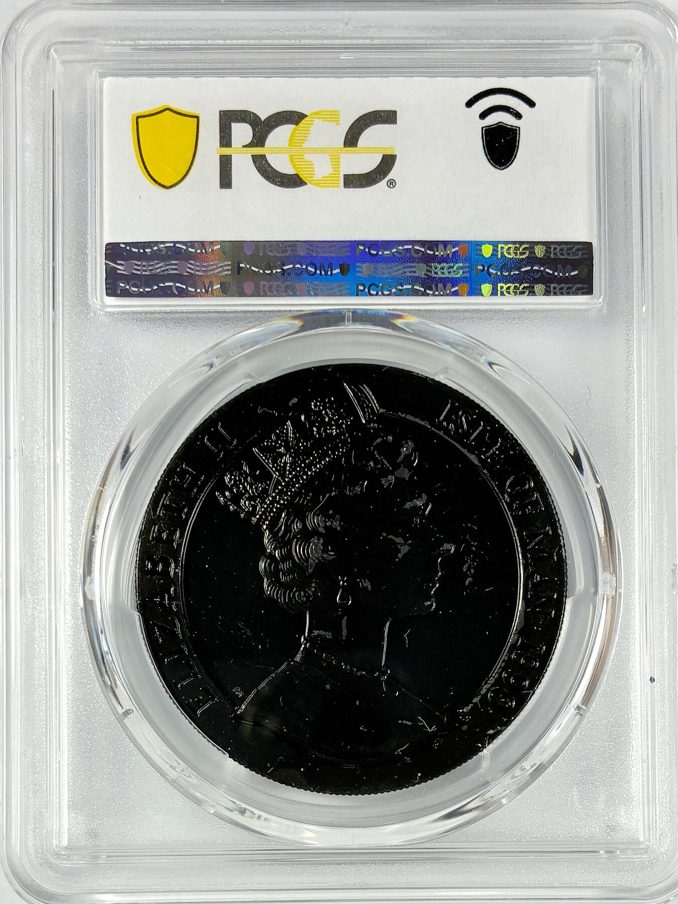 【雨安】【直播拍卖】【世界币章117期-评级币】2025-11-29 周六 19:30 保真 [评级现代] Isle of Man 马恩岛 1克朗 1990年 黑便士邮票  PCGS-MS66