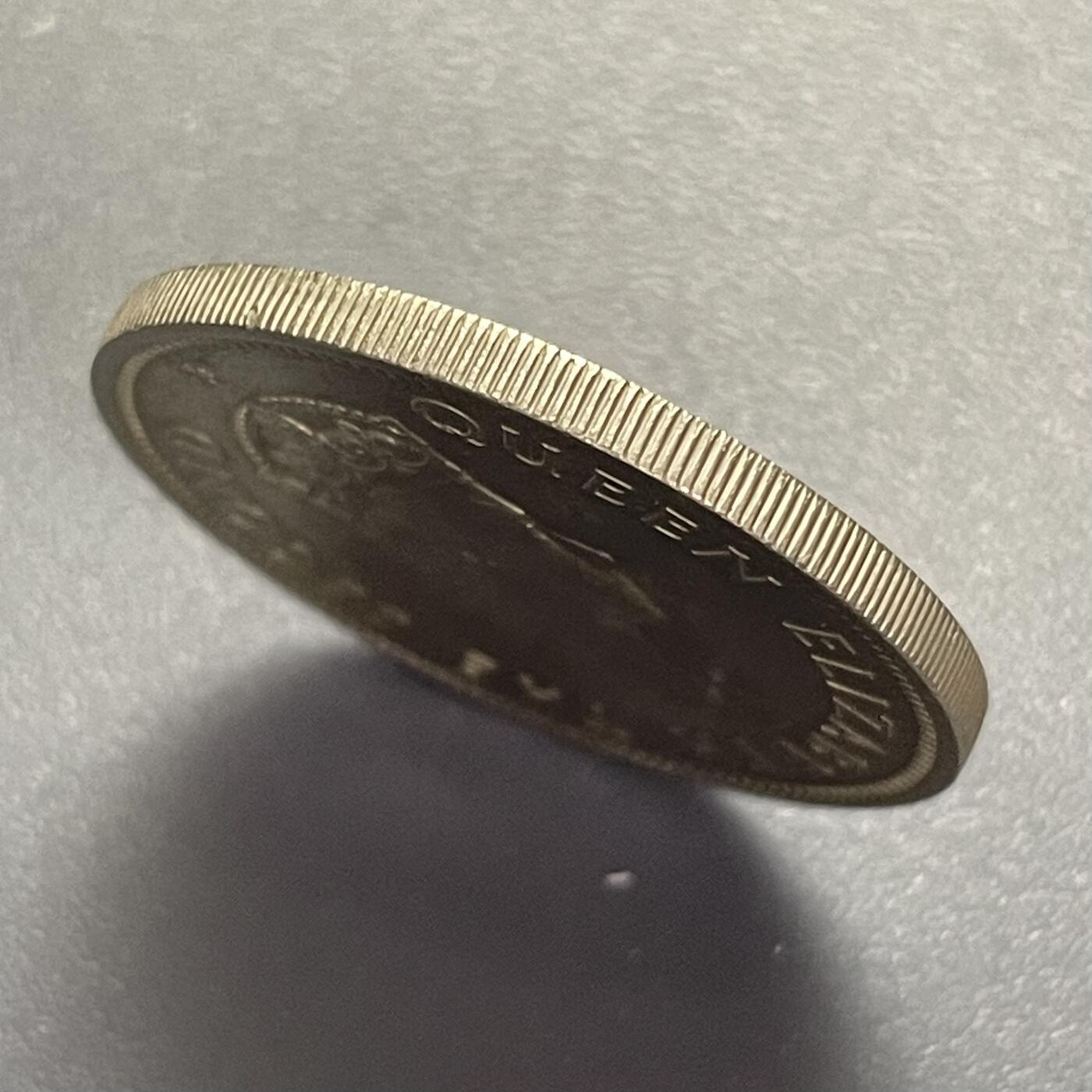 回流1130 香港1974年大壹圆 齿边 高冠女王