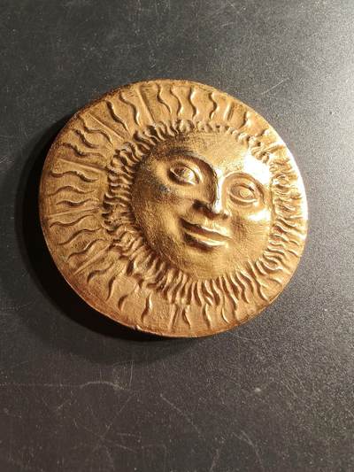 老王徽章第166期 - 法国太阳大铜章    直径64mm.    重量223.2g