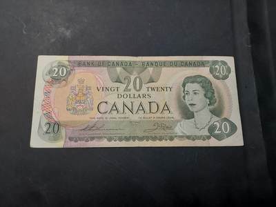 博彦收藏   12月3日 8点 钱币专场 - 1979加拿大 女皇20元 流通好品