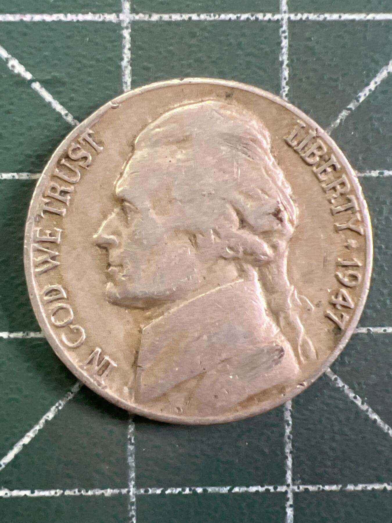 第1059 硬币专场 （无押金，捡漏，全场50包邮，偏远地区除外，接收代拍业务，本店十天发一次货） 美国五美分