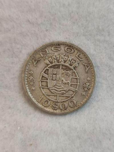 G&W世界散币，银币处理专场（第38场） - 葡属安哥拉1955年10埃斯库多  银币