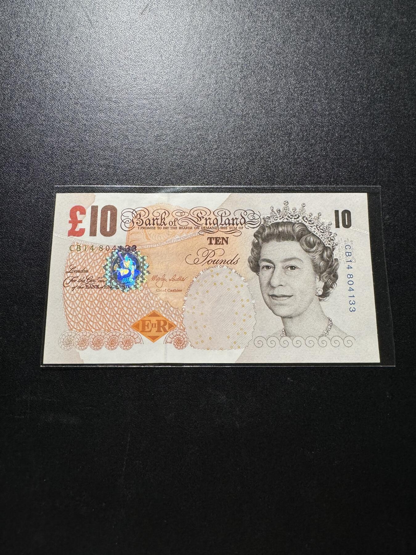 外币出坑 英镑F序列10【CB14 804133】