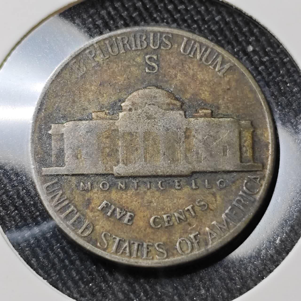 KK钱币收藏小铺 （套币 好品/批量散币 银币）专场  2月预留时间 周末发货   1943美国5分银币 S版