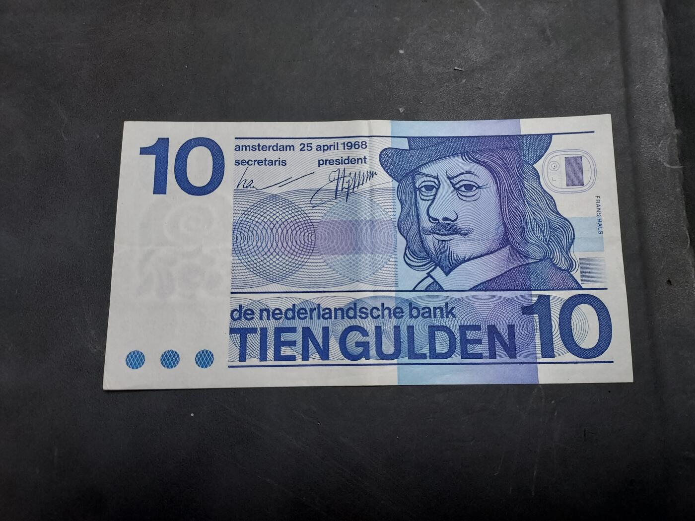 博彦收藏   12月3日 8点 钱币专场 1968荷兰 10盾 流通好品