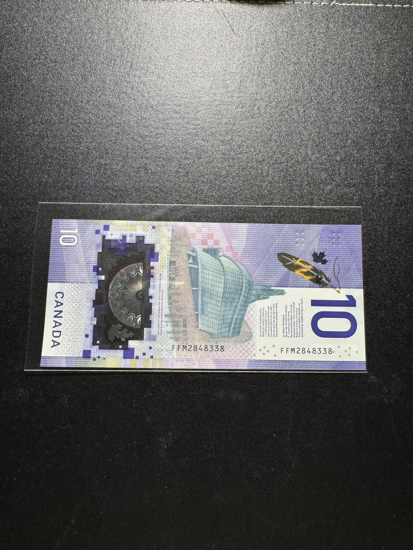 外币出坑 加拿大10元【2848338】