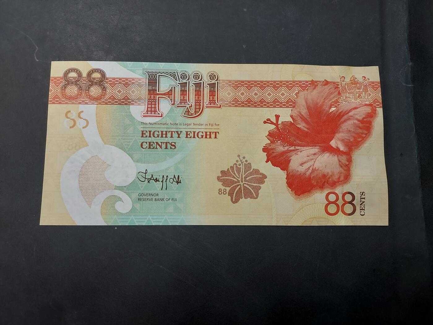 博彦收藏   12月3日 8点 钱币专场 斐济 财神钞 88c UNC