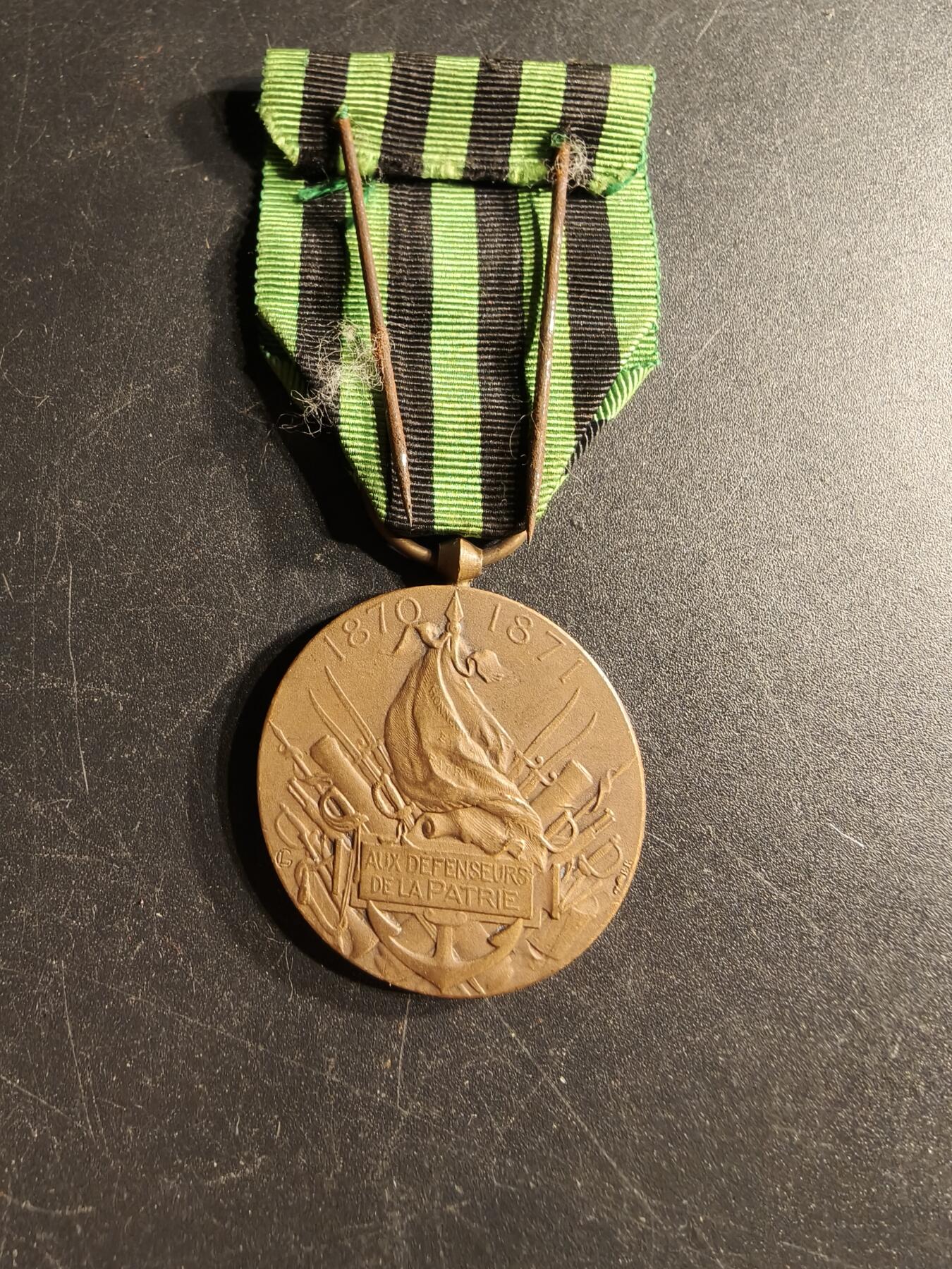 老王徽章第166期 法国普法战争服役奖章