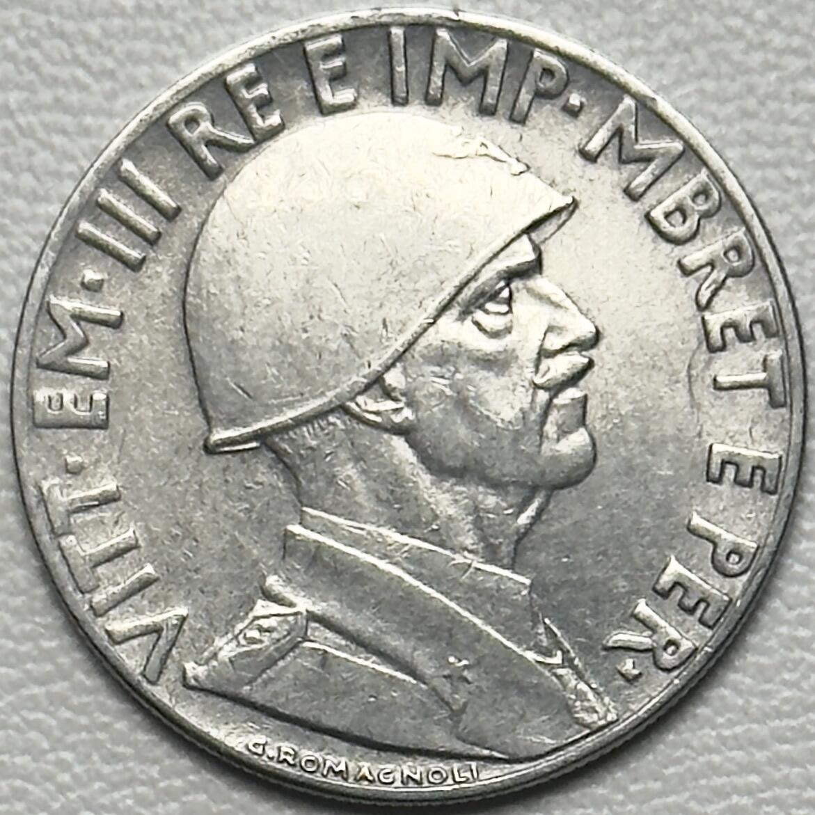 ＜小葵钱铺＞第66期·散币·银币场·满200包邮，不寄存·12月1号发货 〈磁性版〉意占阿尔巴尼亚1939年维克托·伊曼纽尔三世0.2列克硬币