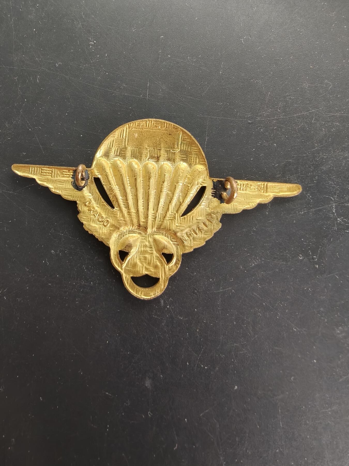 老王徽章第166期 法国空降兵伞降教官证章