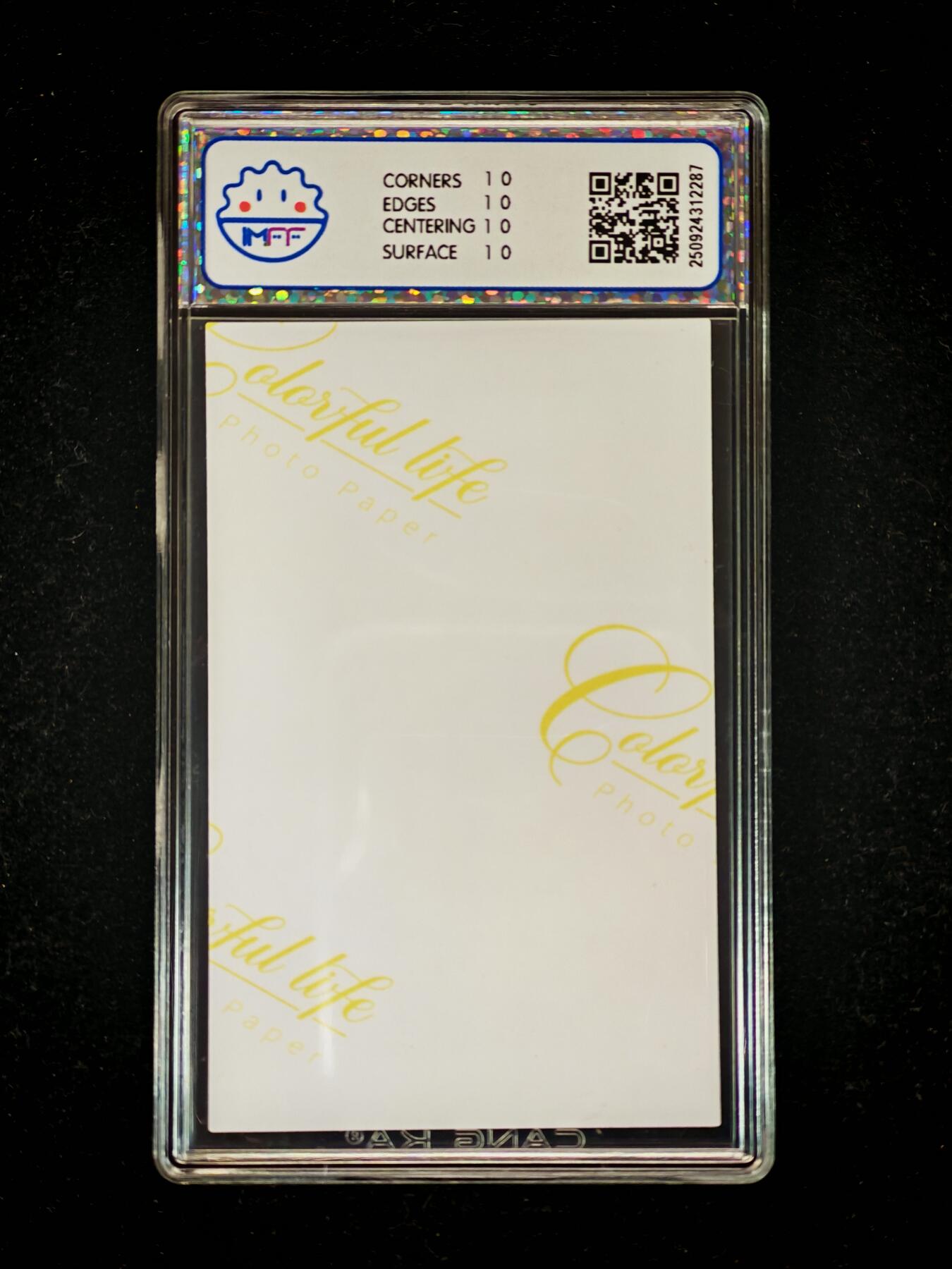 琦卡当当铺≯第23期★★回馈活动~买卖全部0佣金★★~【9点40结束】扫码加群抽[包邮券]~周六结束 海温利-茁影文化×KK好饿- 比基尼-刺绣黑（1)-普卡- 评级卡10星-1张