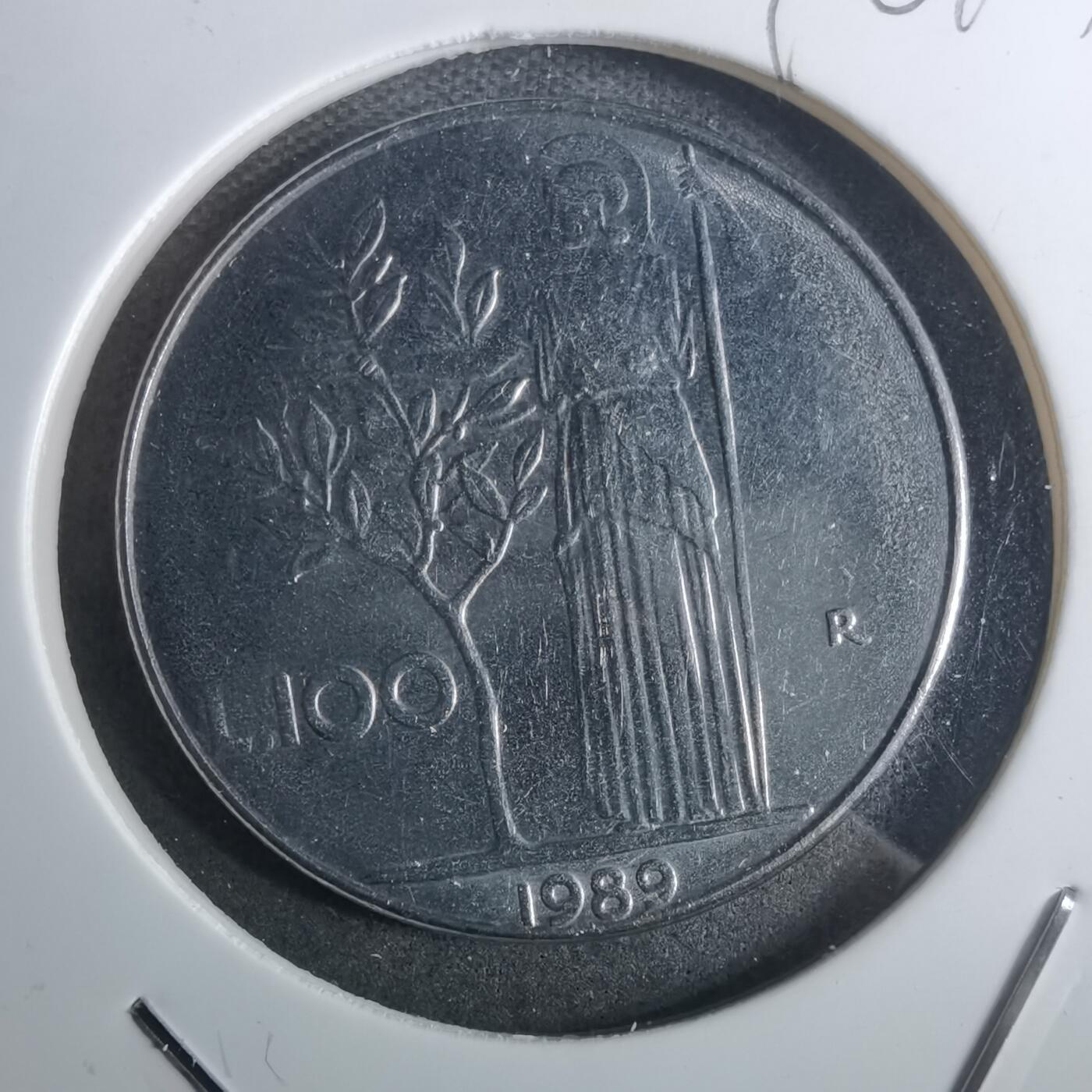 沼泽如烟--第916场 意大利1989年100里拉