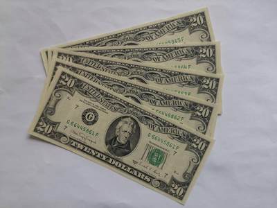 美国1988年29元5连号全新品 - 美国1988年29元5连号全新品