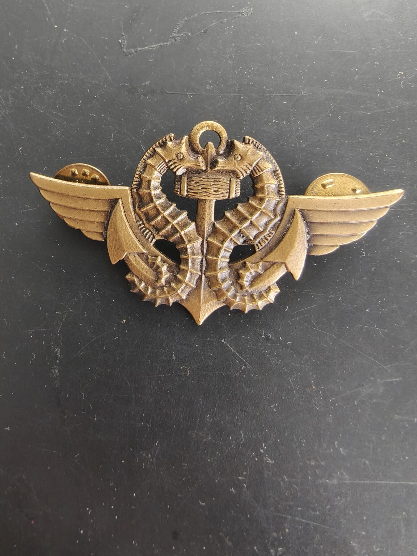 老王徽章第166期 法国海军战斗蛙人证章