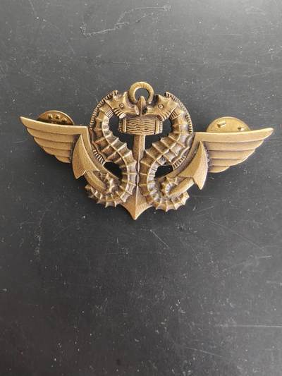 老王徽章第166期 - 法国海军战斗蛙人证章