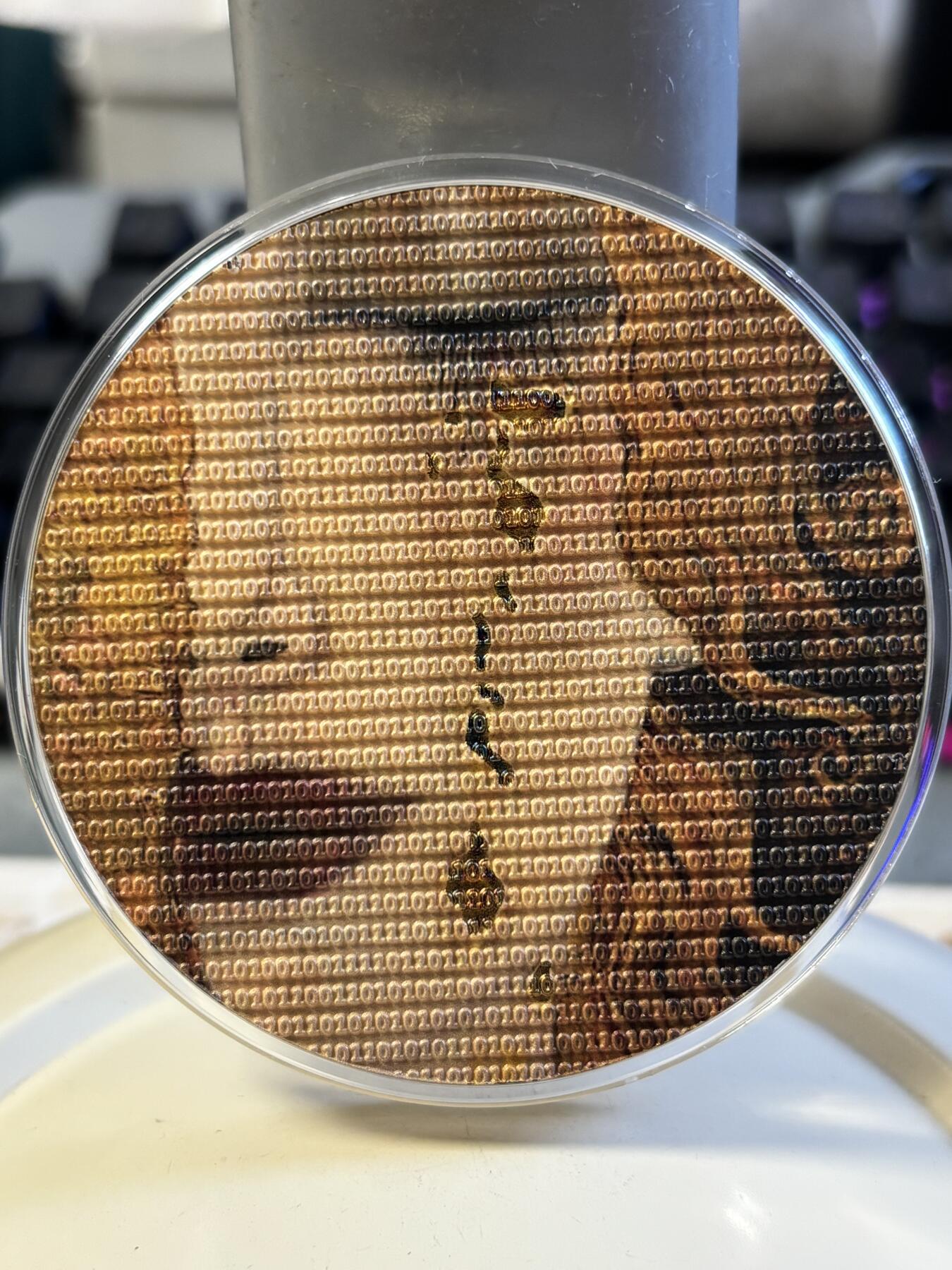 第183期拍卖 纽埃2020年克里姆特名画黄金眼泪3盎司纪念银币，999银，发行500枚，有氧化