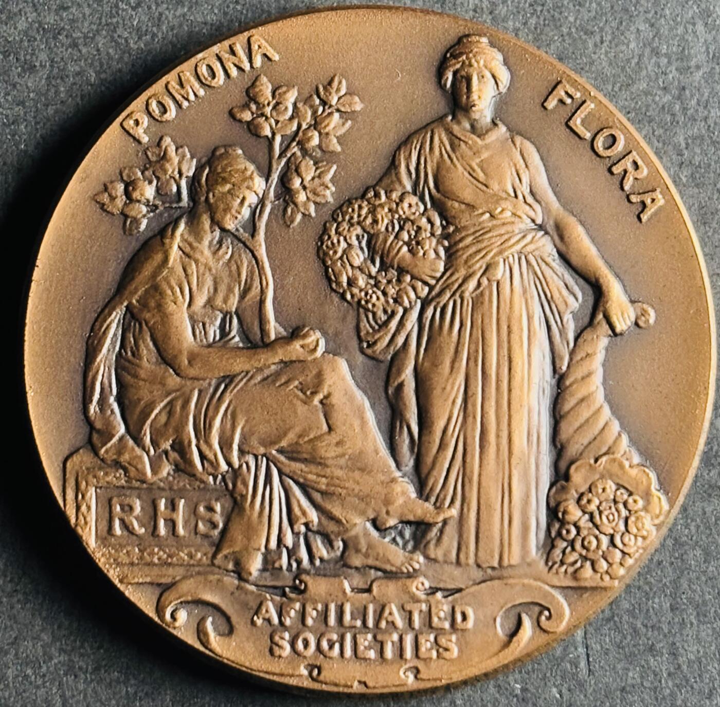 文馨钱币收藏第 283 场，【大雪鉴珍，寒英缀金】金银纪念币精品场，诚邀您的参与【长期接代拍品】 少见全新 1967 年英格兰北部展览边境康乃馨冠军纪念大铜章，古典欧洲风格，惟妙惟巧，直径 44.7 厚度 3.8mm 重 43.4 克