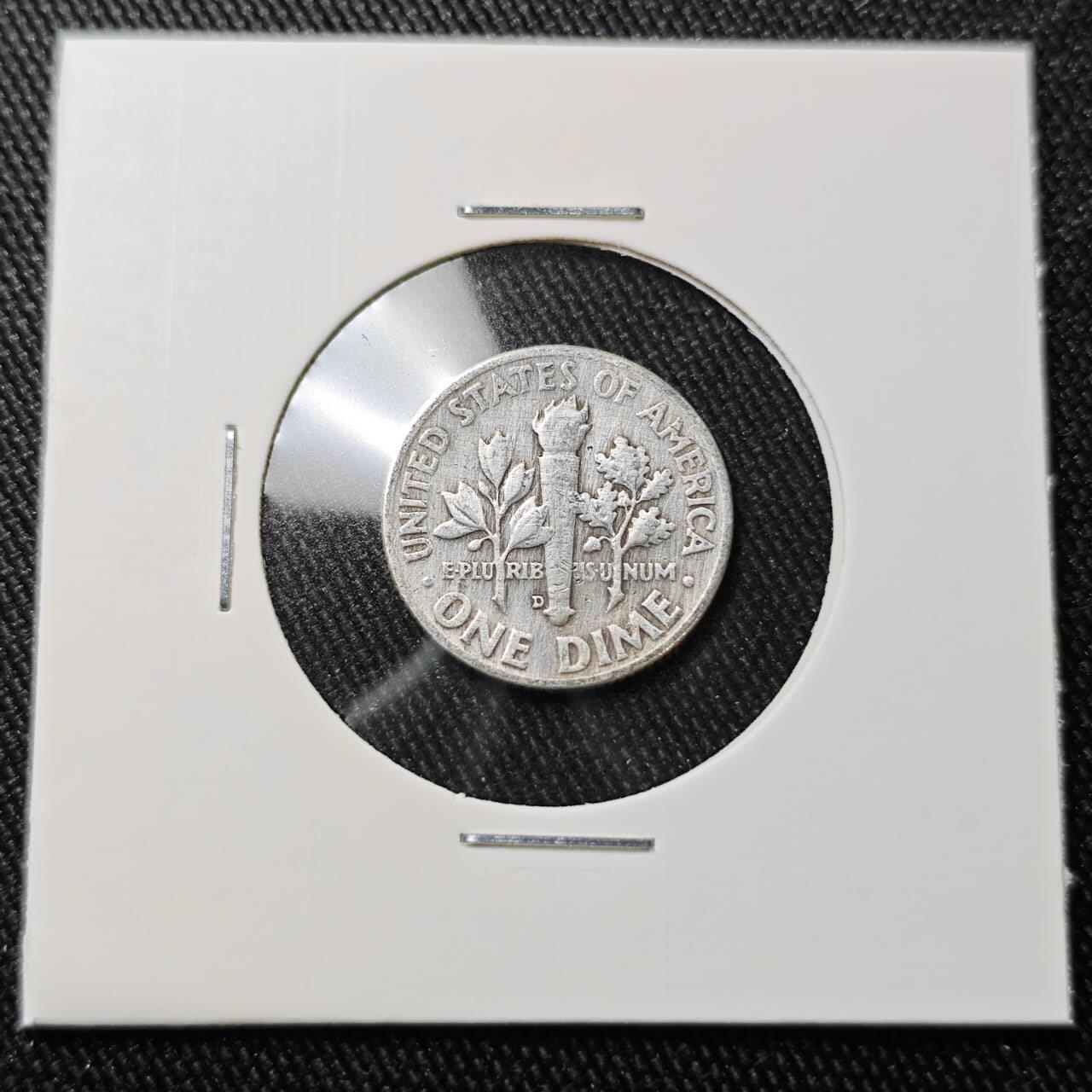 KK钱币收藏小铺 （套币 好品/批量散币 银币）专场  2月预留时间 周末发货    1958美国10分银币