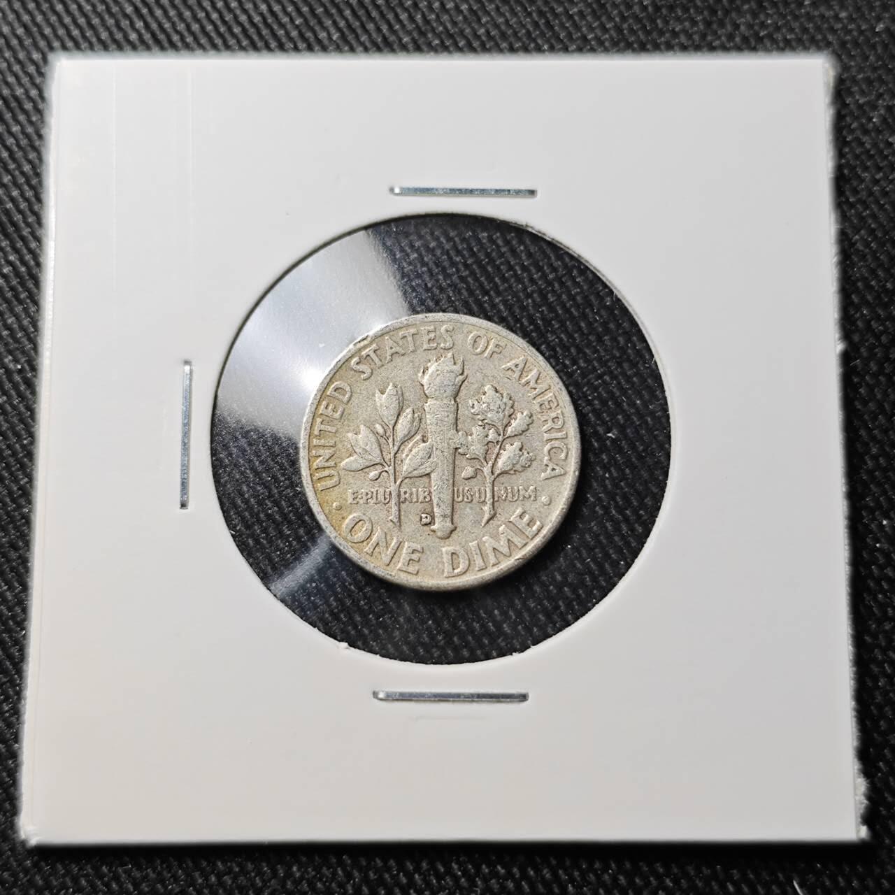 KK钱币收藏小铺 （套币 好品/批量散币 银币）专场  2月预留时间 周末发货   1959美国10分银币