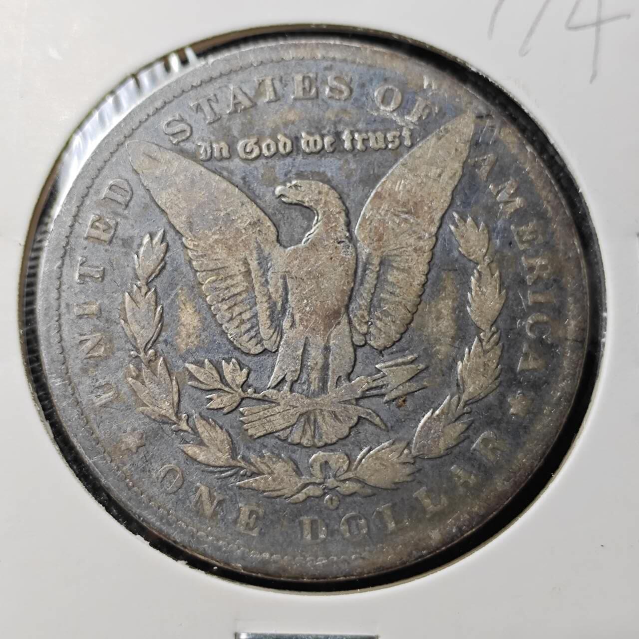 KK钱币收藏小铺 （套币 好品/批量散币 银币）专场  2月预留时间 周末发货  1889美国摩根一元银币