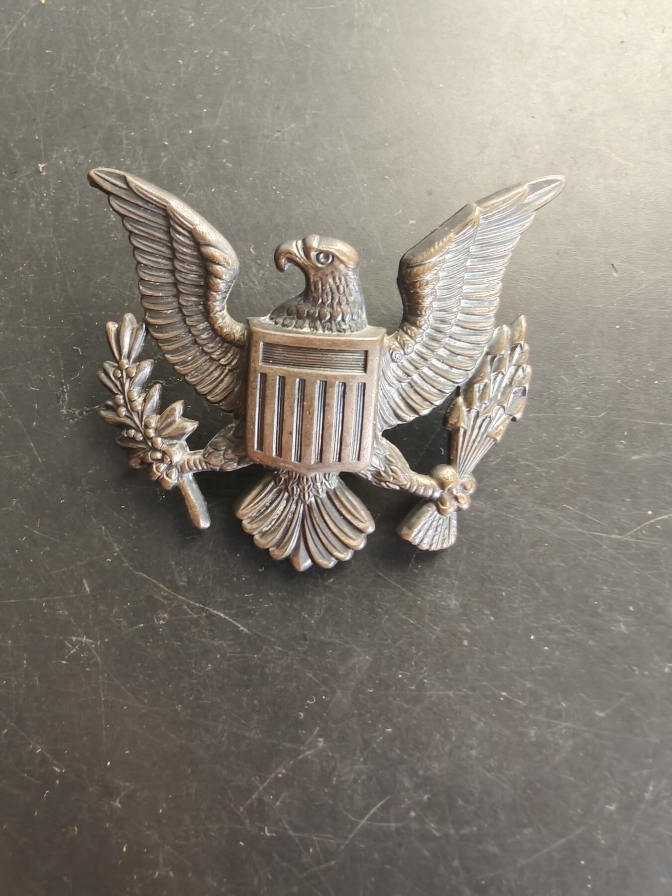 老王徽章第166期 美国空军大檐帽帽徽