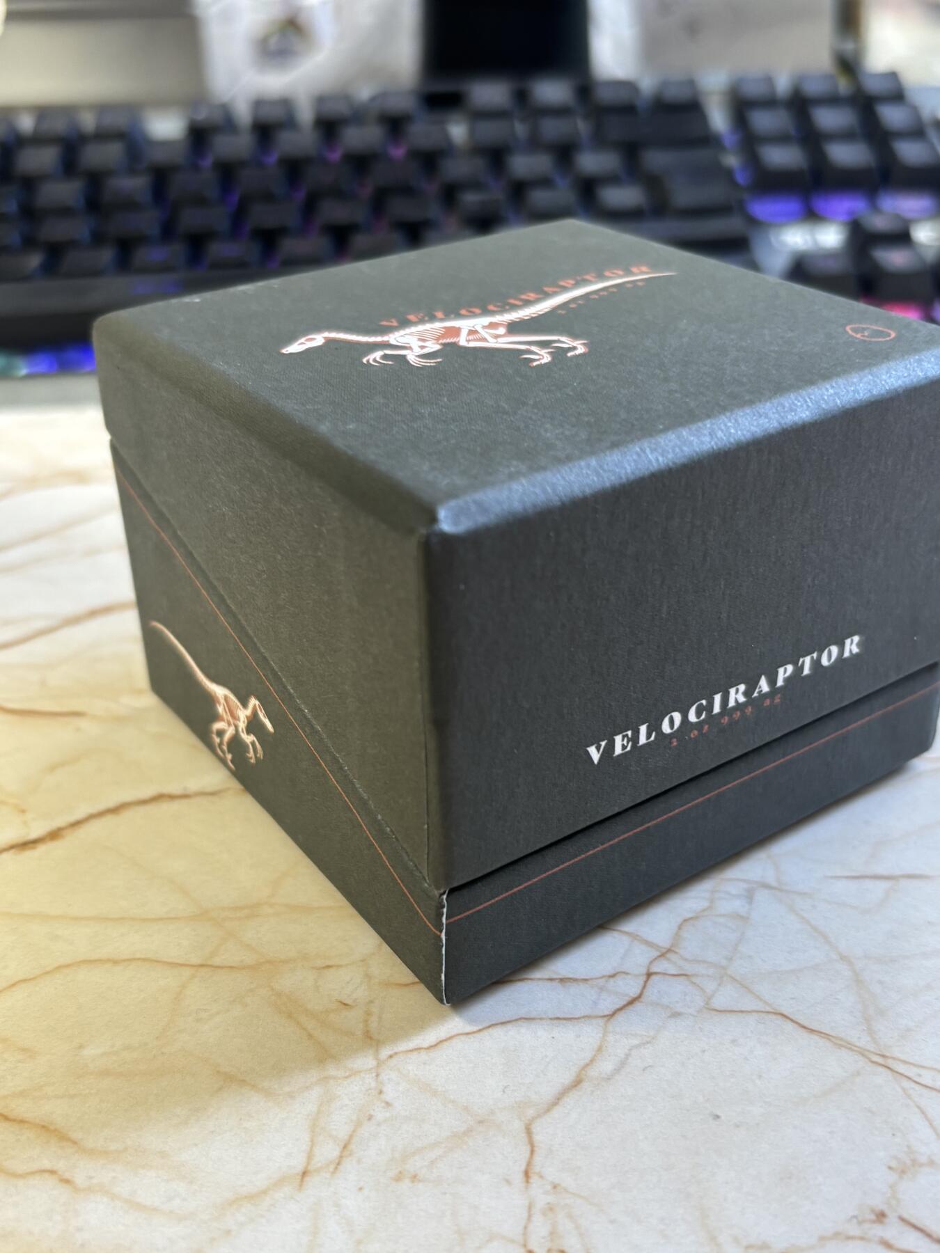 第183期拍卖 乍得2021年迅猛龙诞生2盎司高浮雕仿古异形银币，2盎司，999银，发行500枚