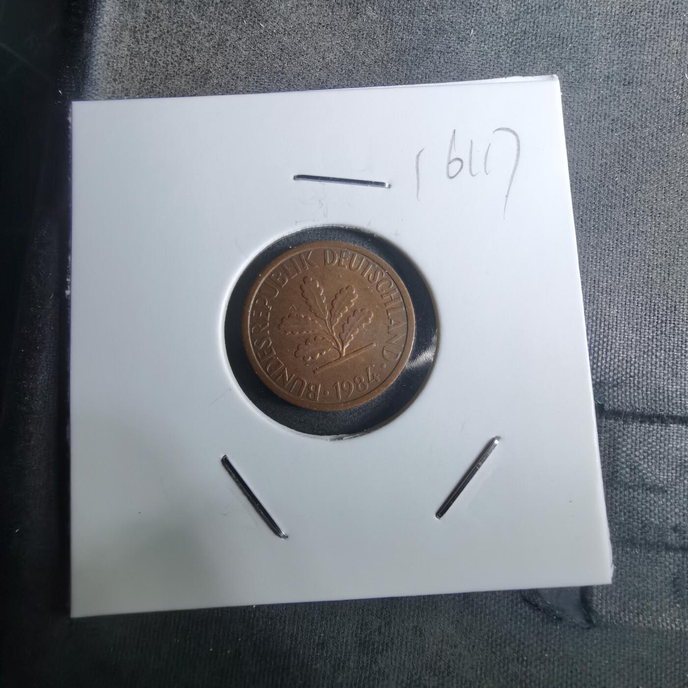 沼泽如烟--第916场 德国1984年1芬尼