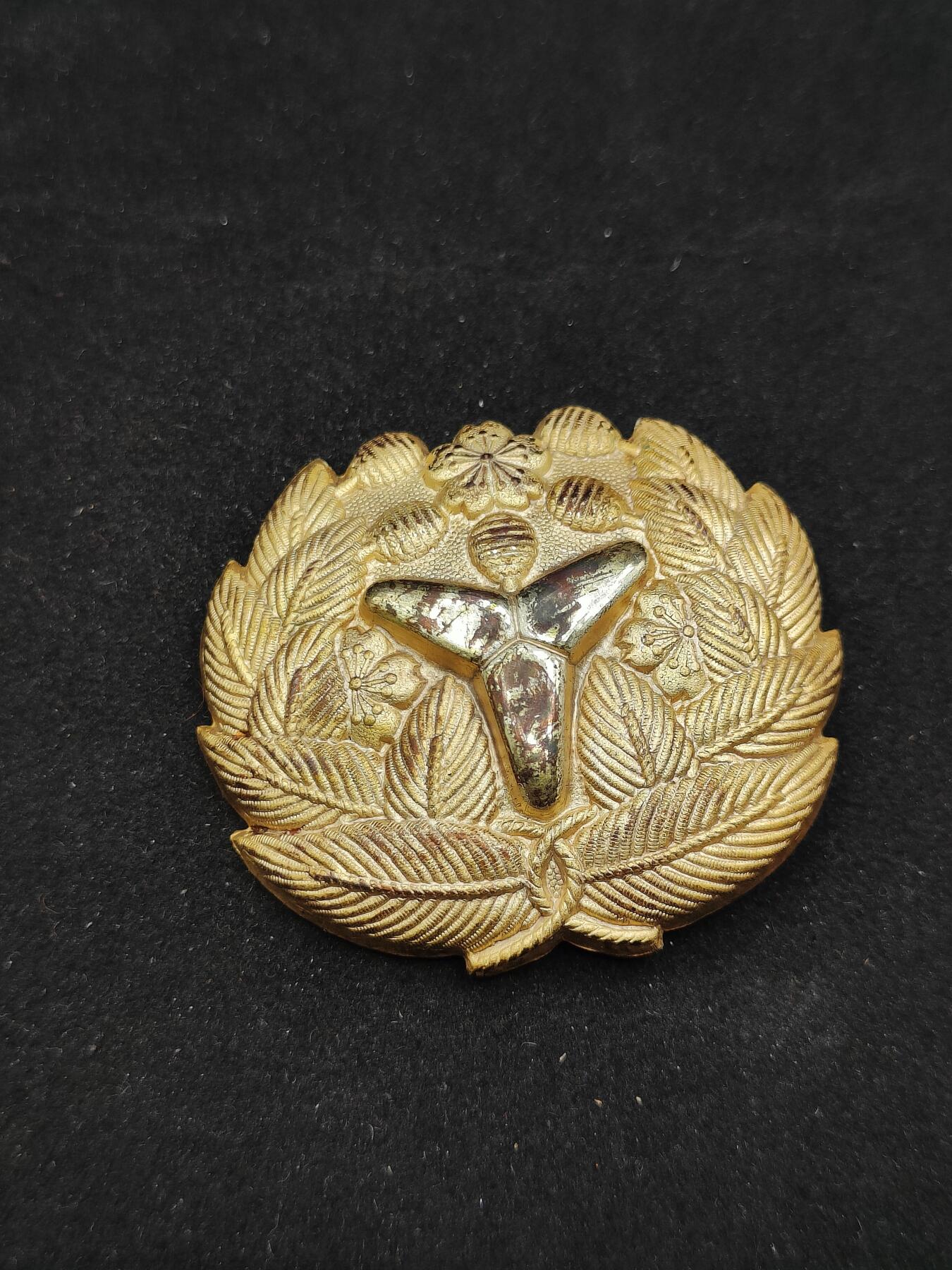 0元起拍勋章 第314期 咸鱼国勋章拍卖专场 11月30日（周日）下午6：00开始 日本大正时期 消防组帽徽 