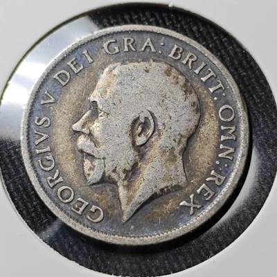 KK钱币收藏小铺 （套币 好品/批量散币 银币）专场  2月预留时间 周末发货 -  1914英国6便士银币 高银