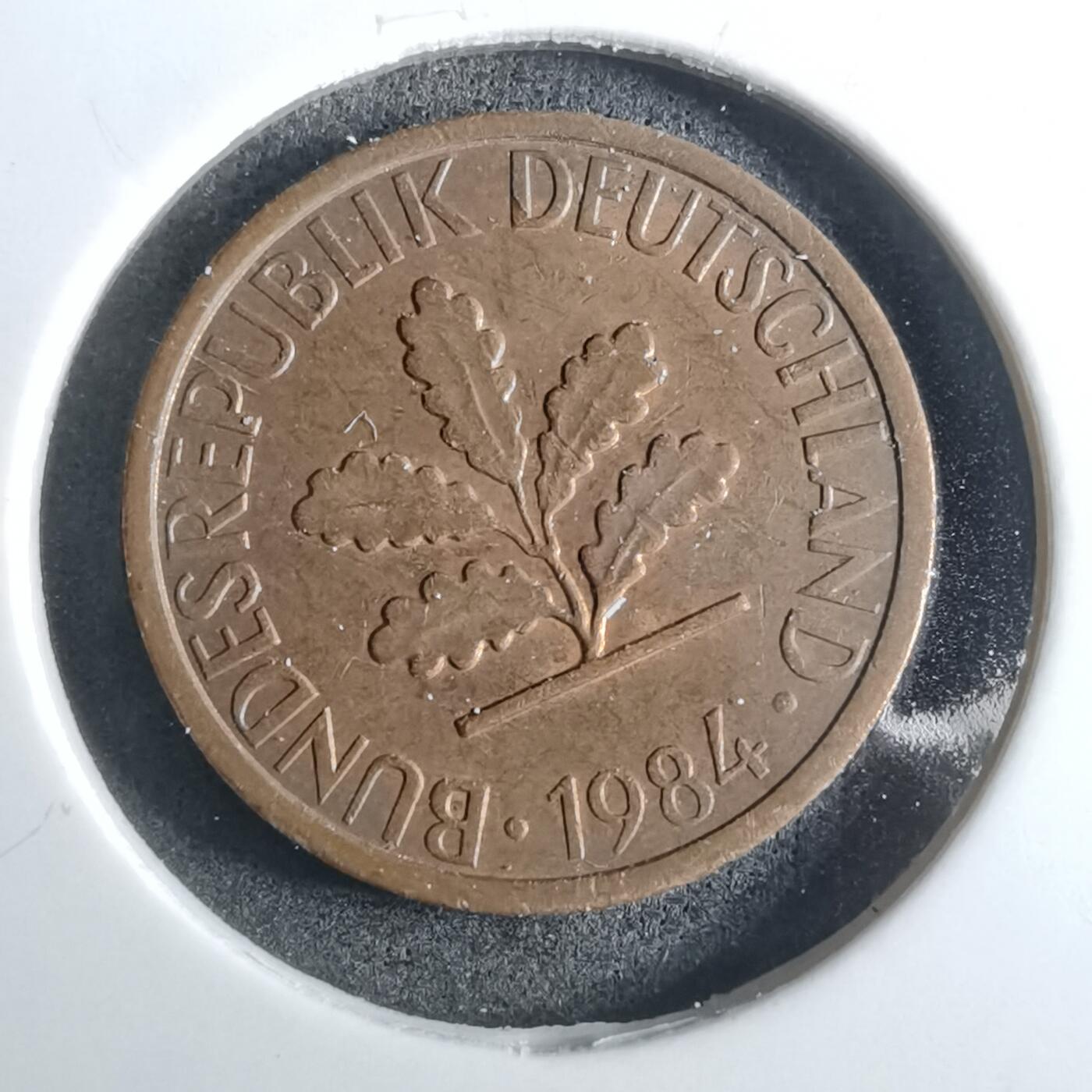 沼泽如烟--第916场 德国1984年1芬尼