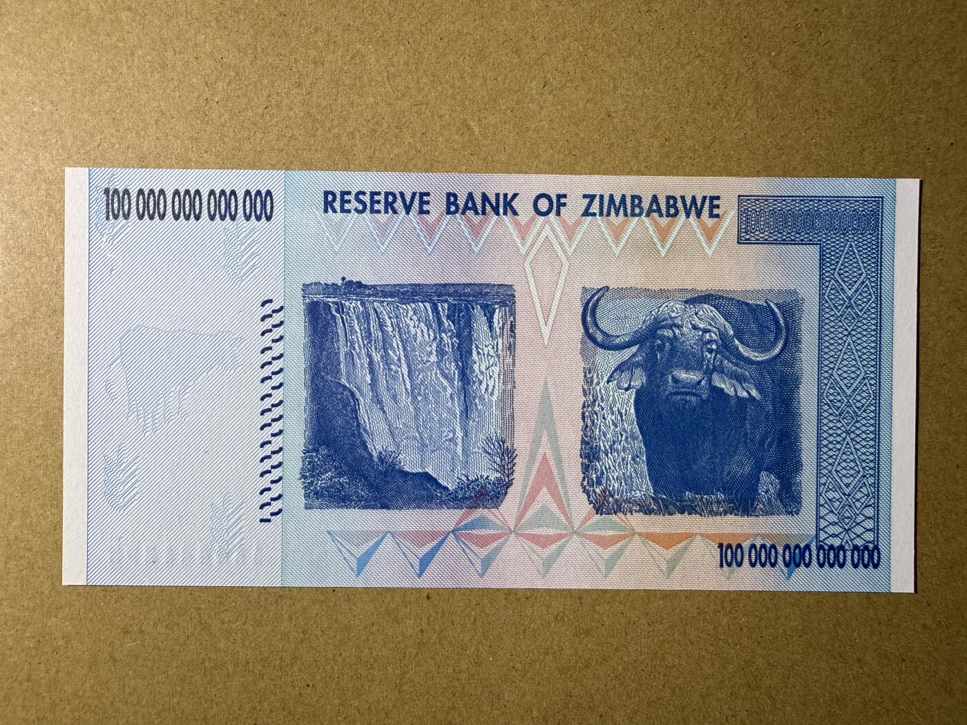 《艾美收藏》第222期-11.30周日外币畅拍 津巴布韦100万亿 UNC 2008年 AA冠