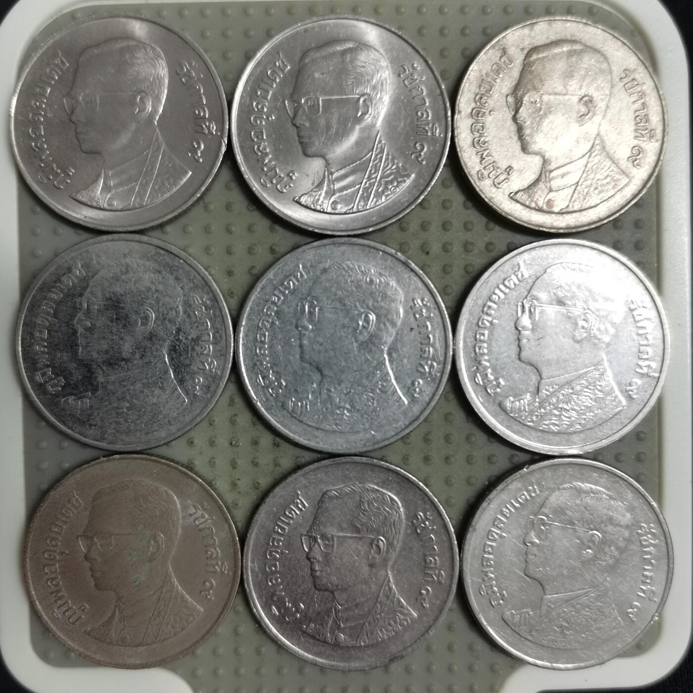 2025年第125场各国散币拍卖（总第125场） 泰国1泰铢9枚