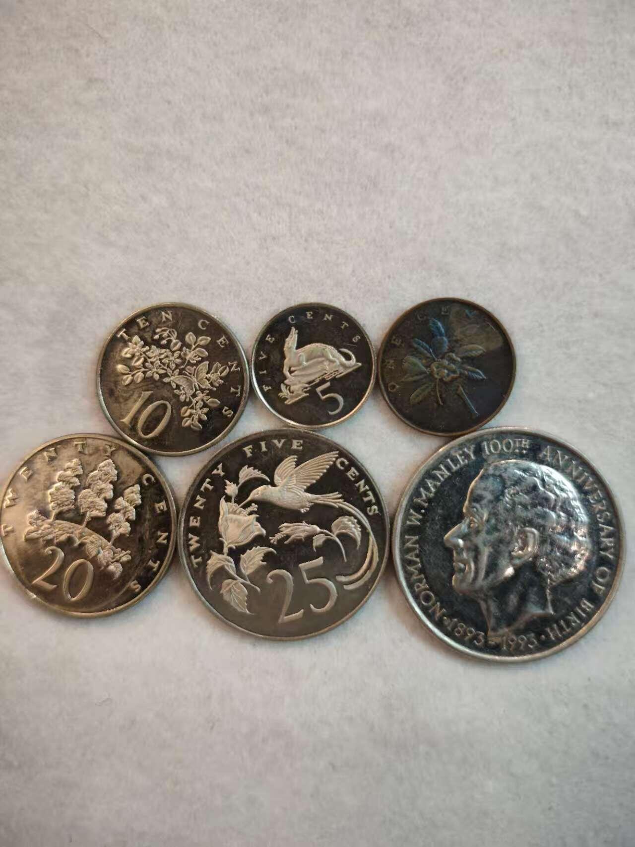 G&W世界散币，银币处理专场（第38场） 牙买加6枚套