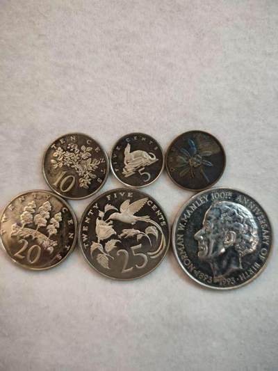 G&W世界散币，银币处理专场（第38场） - 牙买加6枚套