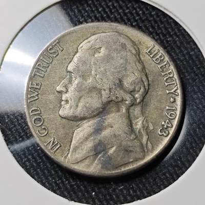 KK钱币收藏小铺 （套币 好品/批量散币 银币）专场  2月预留时间 周末发货 -  1943美国5分银币 S厂