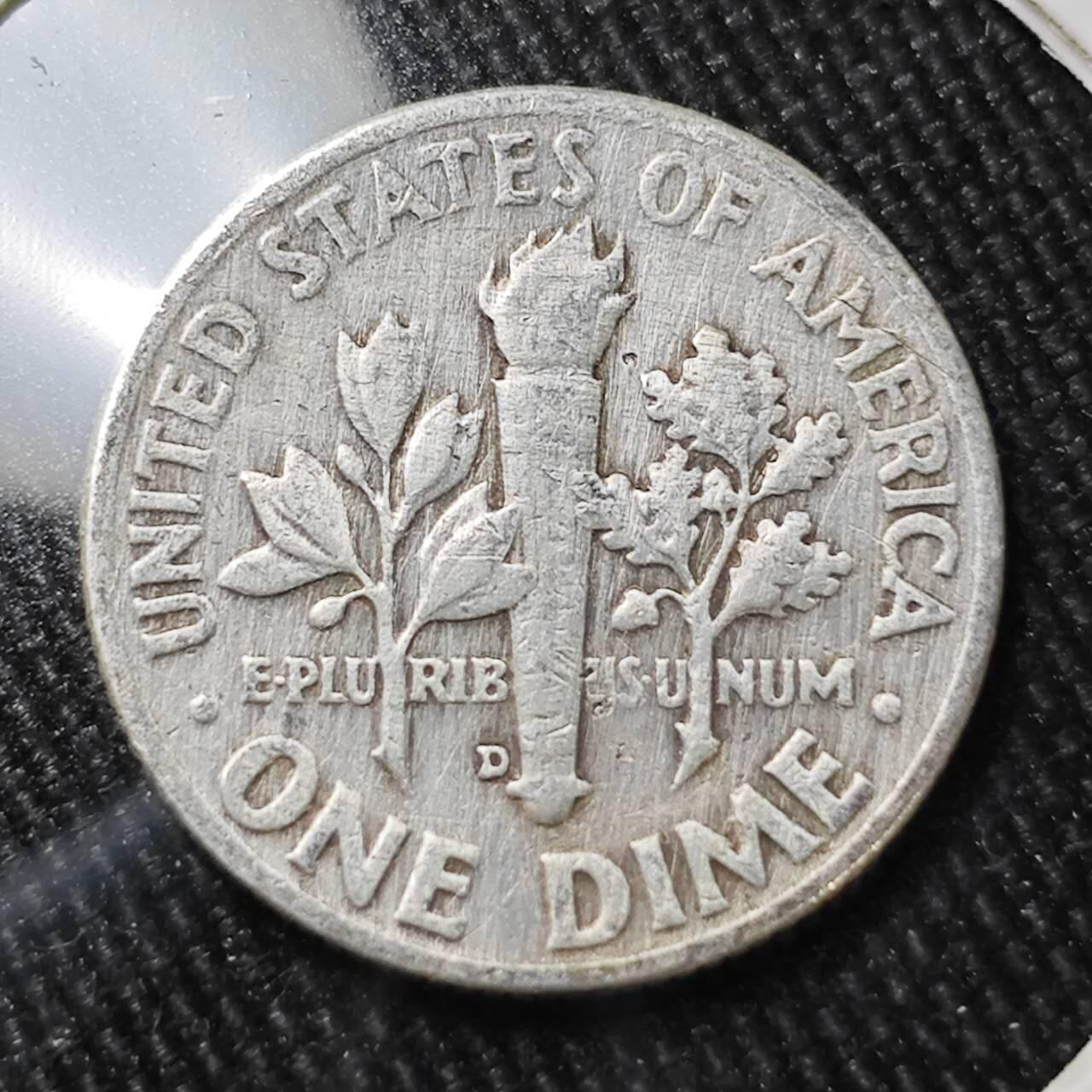 KK钱币收藏小铺 （套币 好品/批量散币 银币）专场  2月预留时间 周末发货    1958美国10分银币