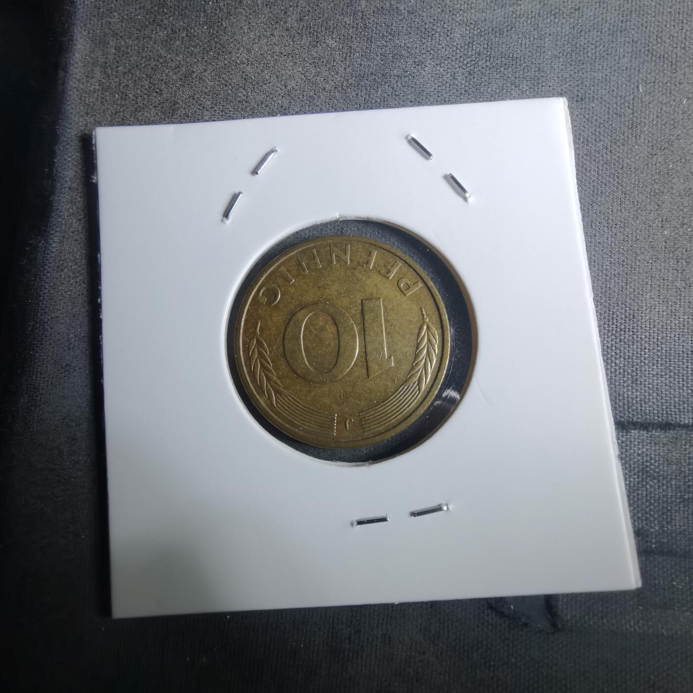 沼泽如烟--第916场 德国1985年10芬尼