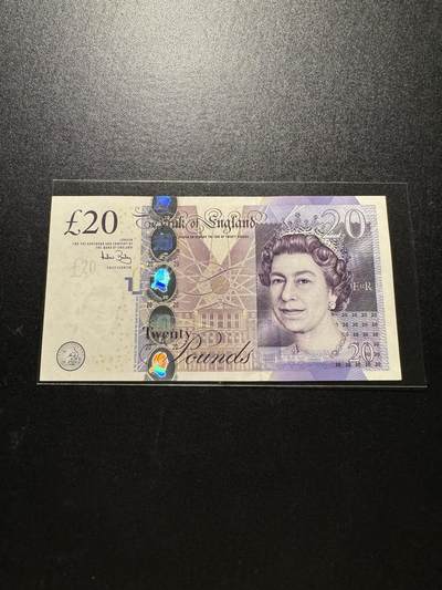 外币出坑 - 英镑F序列20【EK36 341269】