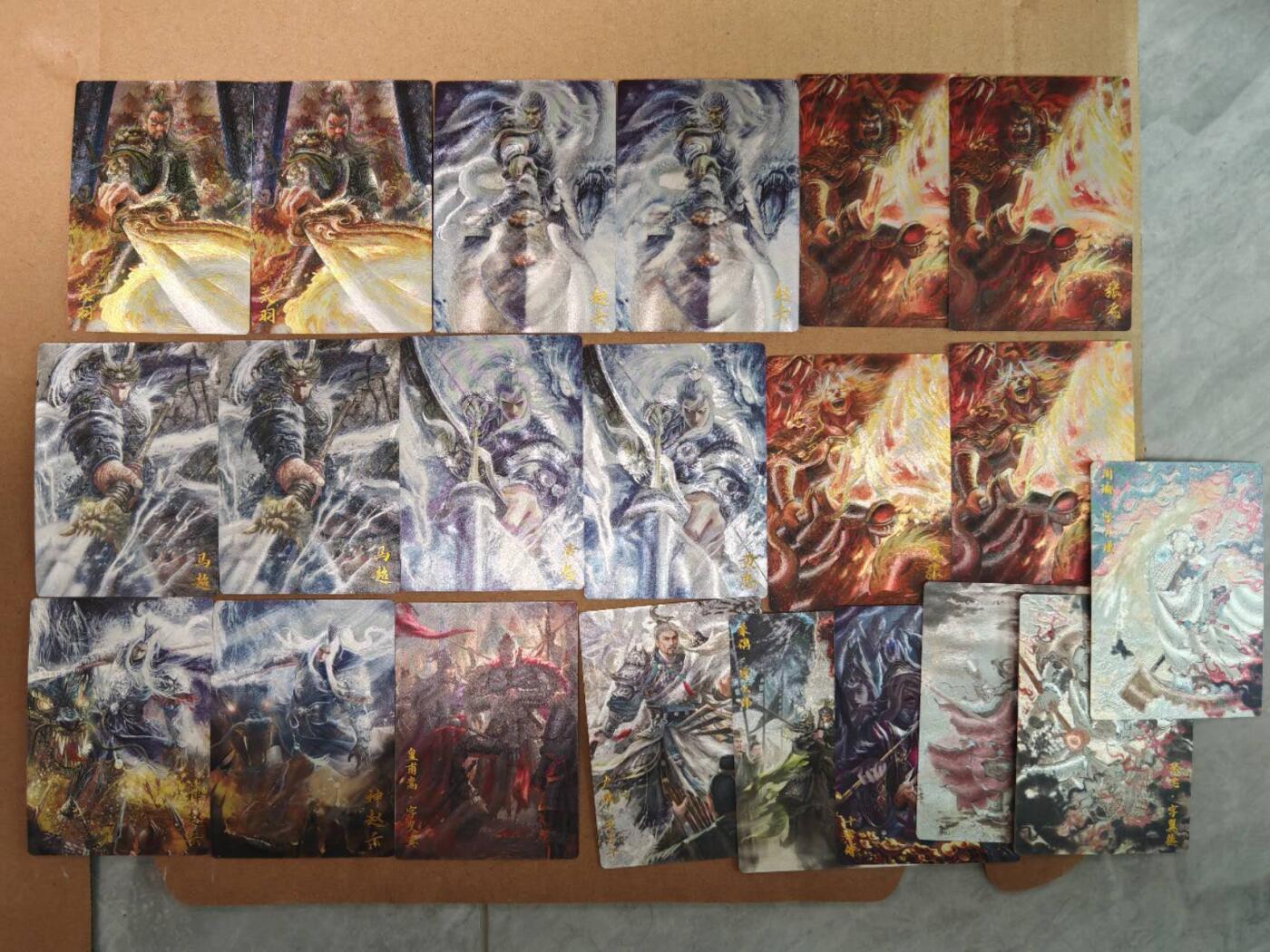 趣卡卡拍No.19期（无佣金免手续费，分享成交有奖） 【粗闪】玄卡阁 三国演义粗闪 21张