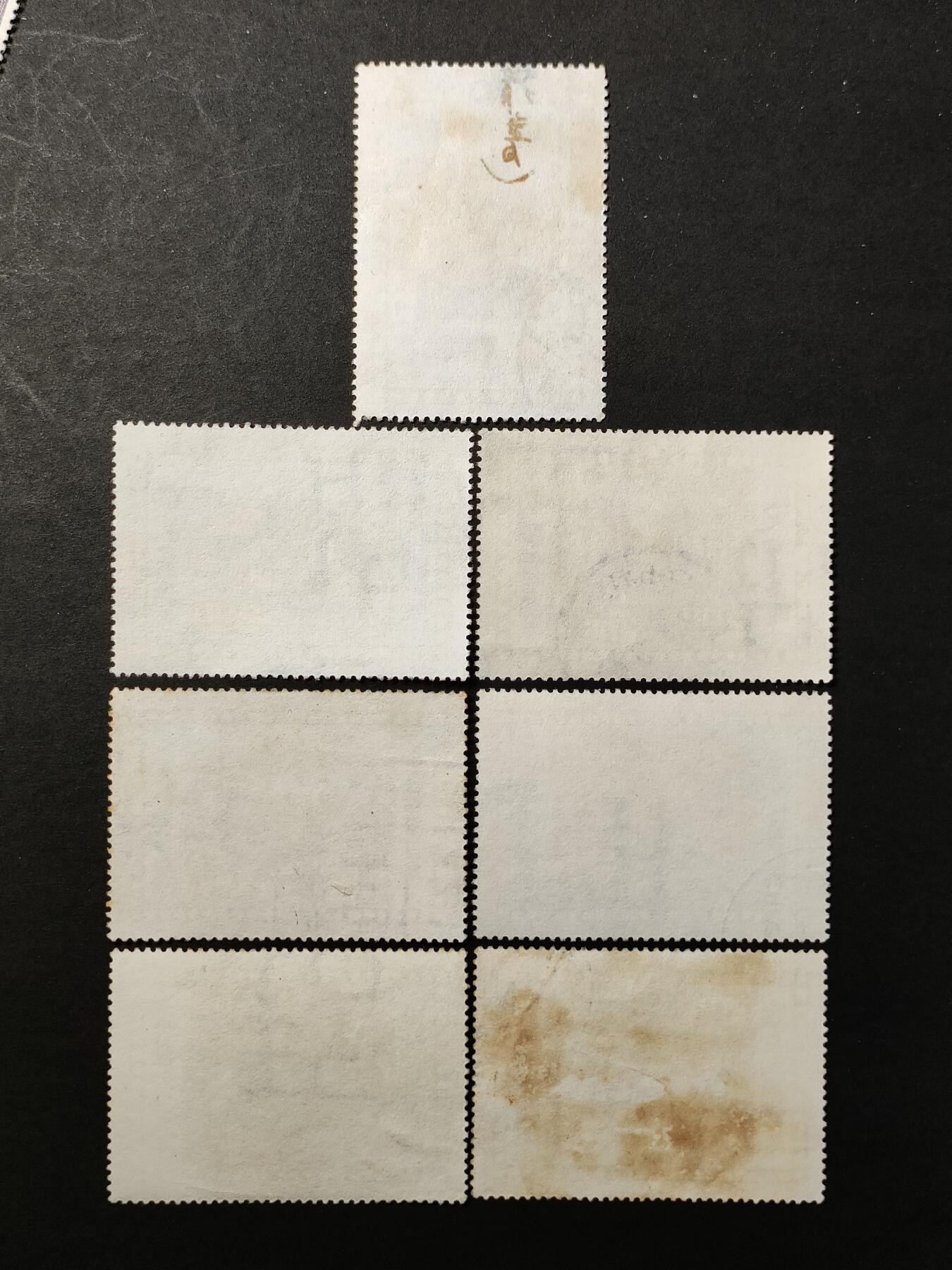 ↓君缘收藏664期☞钱币邮品↓无佣金、可寄存、满30元包邮  纪158，1976年蒋 逝世周年纪念邮票7全