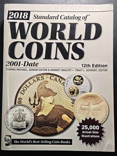 【德藏】世界币章拍卖第155期（拍品征集中~欢迎藏友联系） - 97新 2018版 克劳斯2001至今(2018)世界钱币目录 全书约1488页
