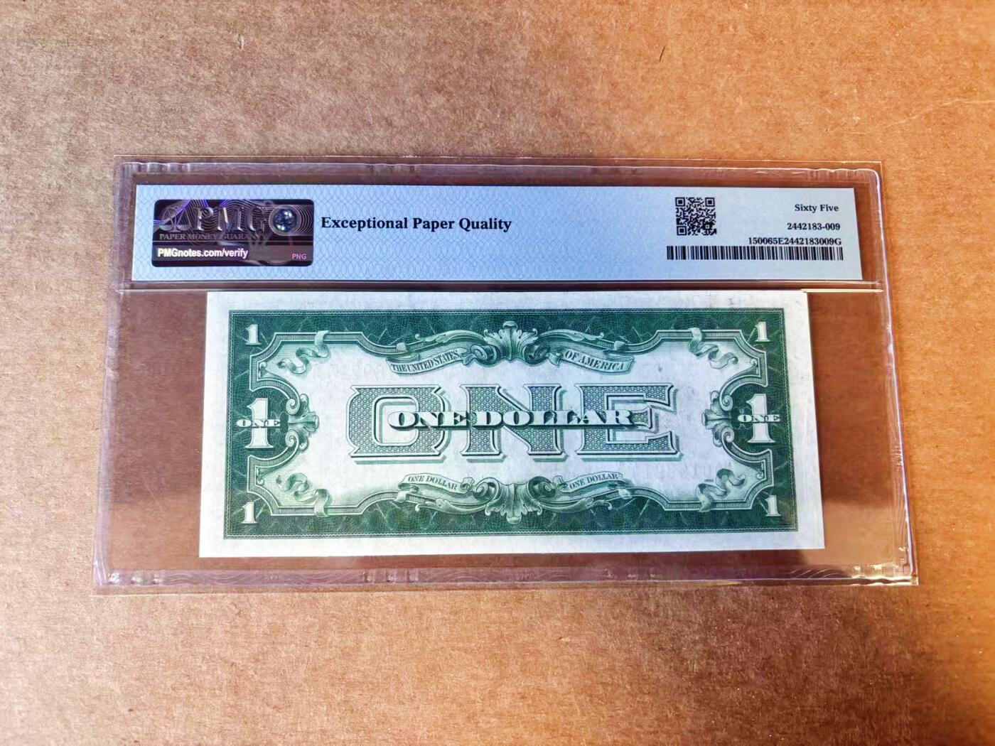 【Blue Auction】世界纸币精拍第756期——18级TOP拍卖/信誉/品质/专业/高效💫 【AA冠】美国 1928年1美金 红库印 PMG65EPQ 