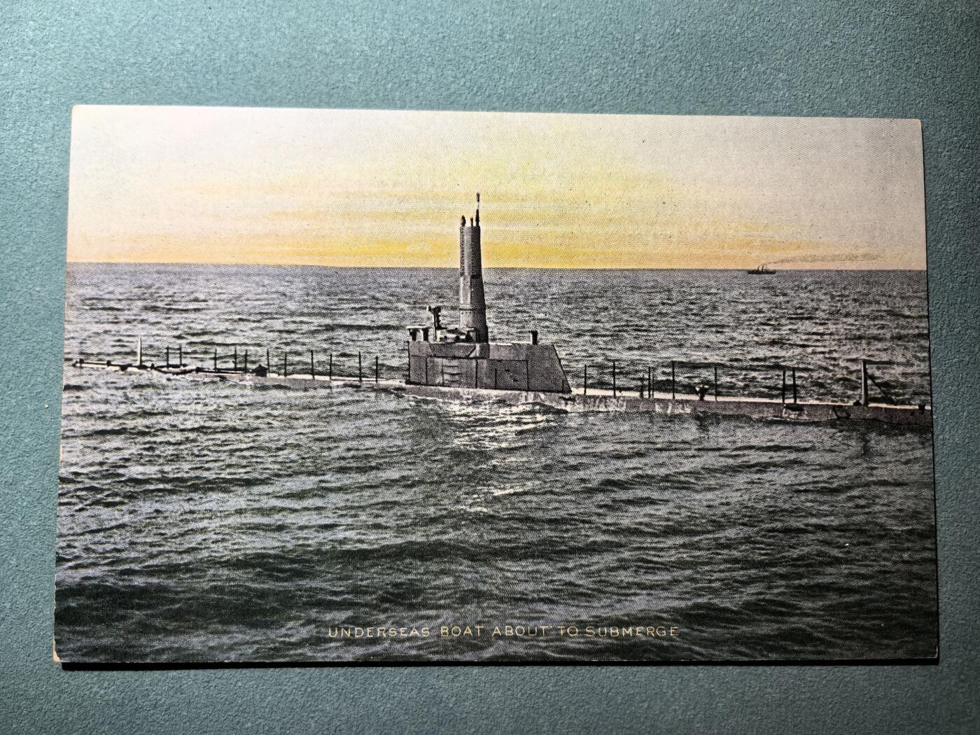 盛世勋华——号角文化勋章邮票专场拍卖第290期 美国二战时期军舰专题明信片 航行中的潜艇